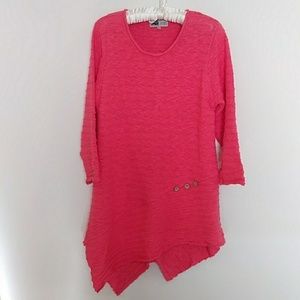 Habitat Pink Coral Tunic Sweater